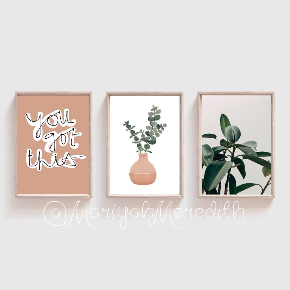 •Boho/minimalist wall art •